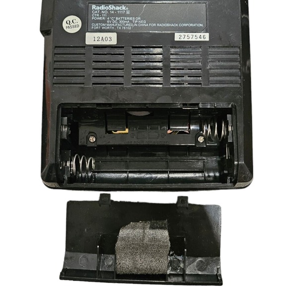 Vintage Radio Shack Cassette Tape Recorder CTR-111 Battery Desktop Music - Picture 3 of 4